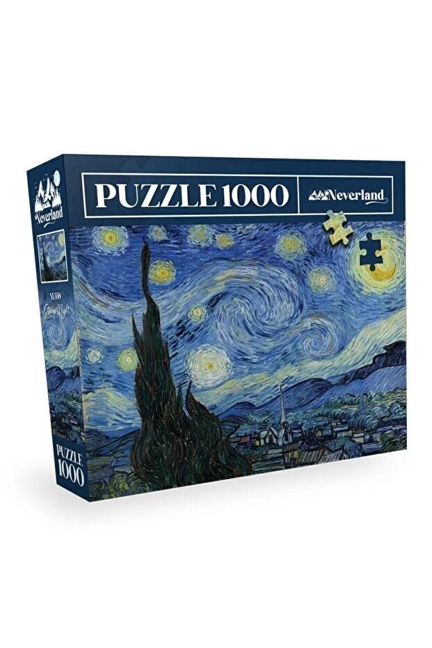 1000 Parça Puzzle - Starry Night (YILDIZLI GECE)
