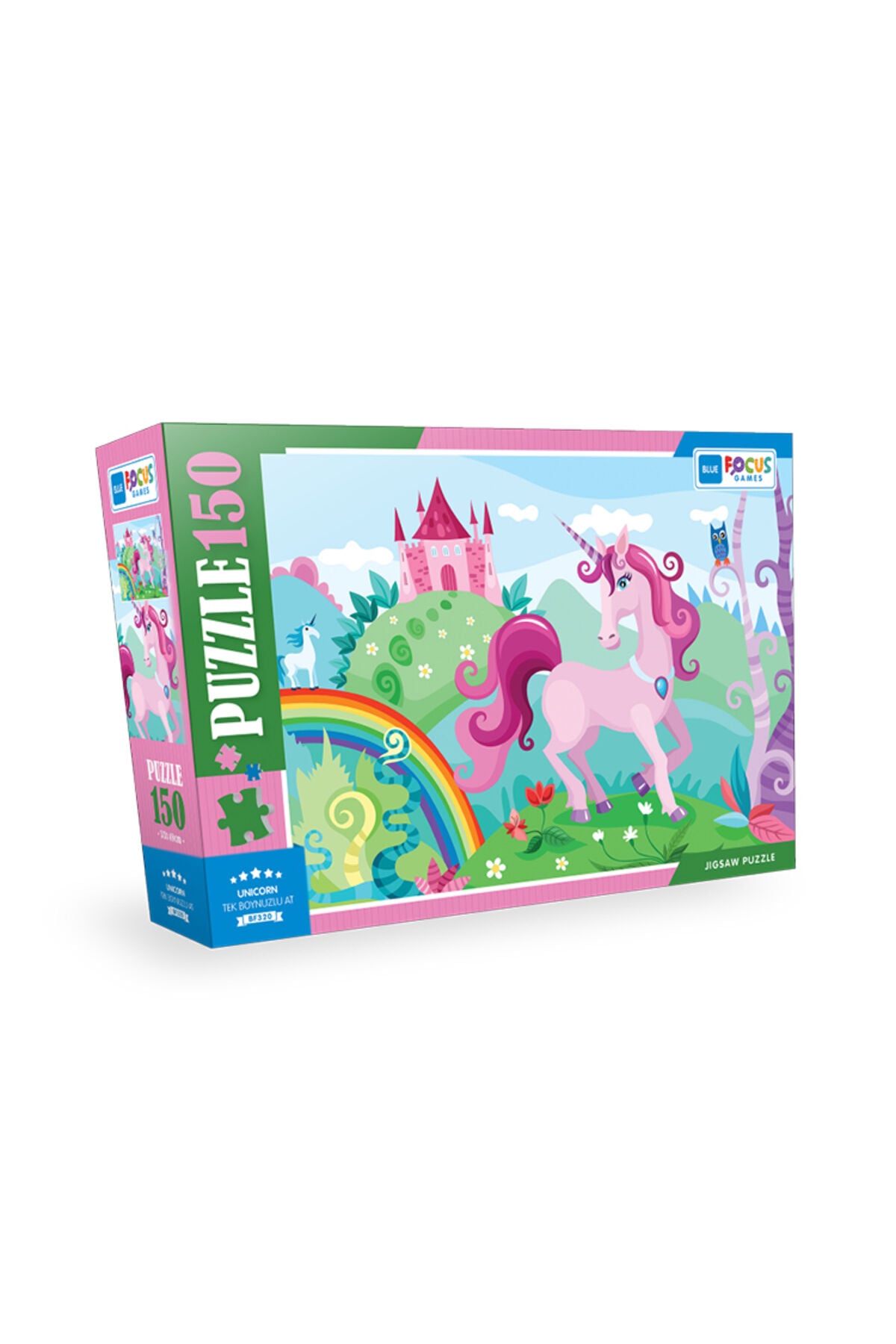 150 Parça Puzzle - Tek Boynuzlu At (Unicorn)