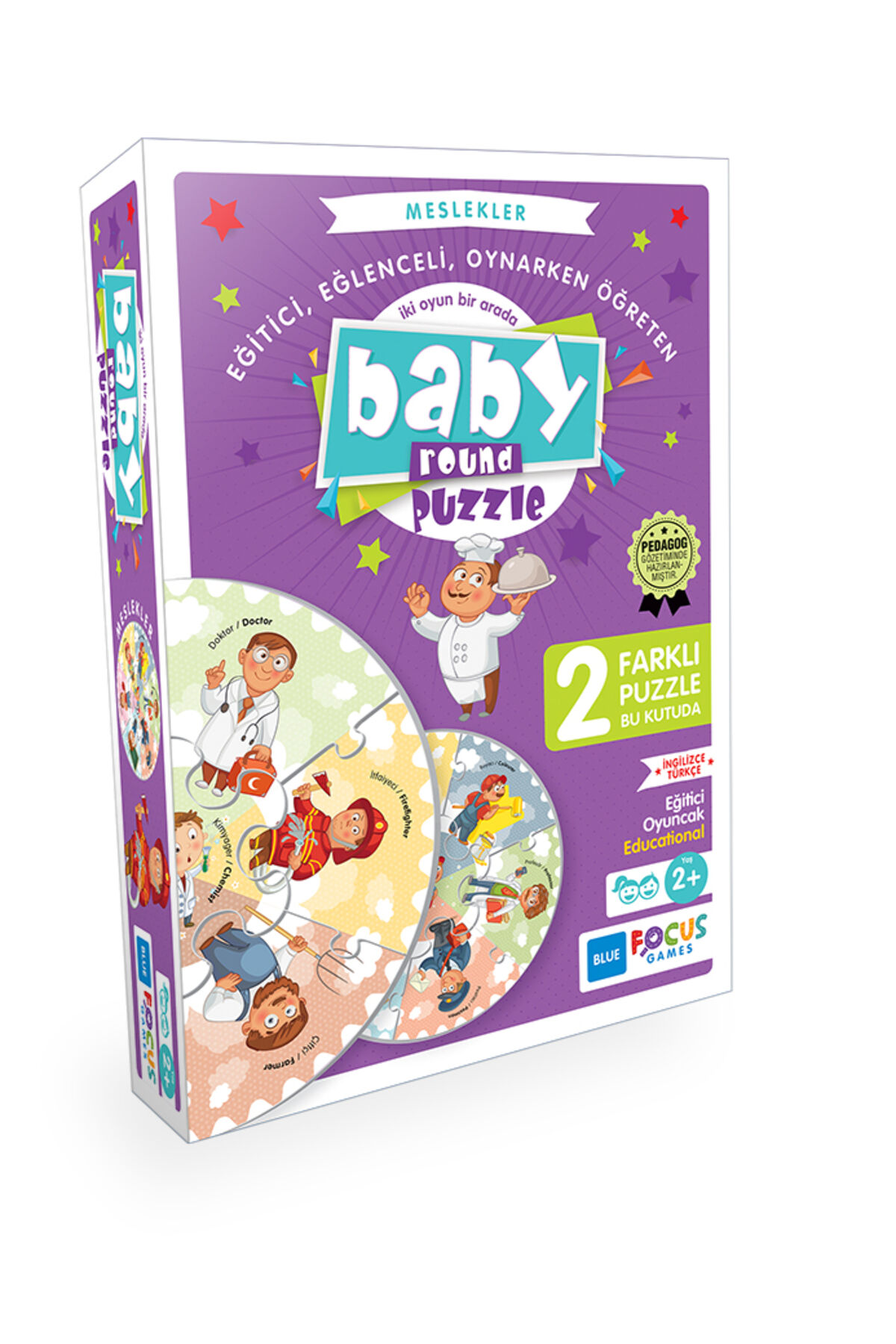 Baby Round Puzzle - Meslekler