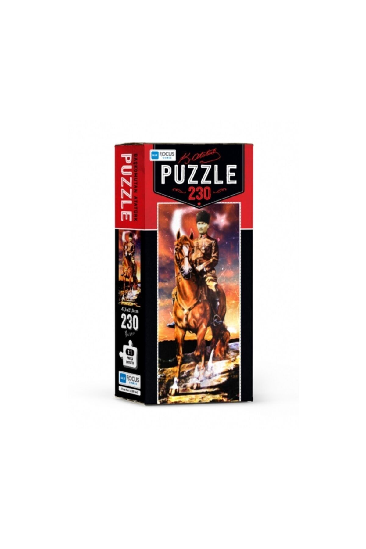 Bf160 Başkomutan Atatürk Puzzle Yapboz 47,5x21,5cm 230