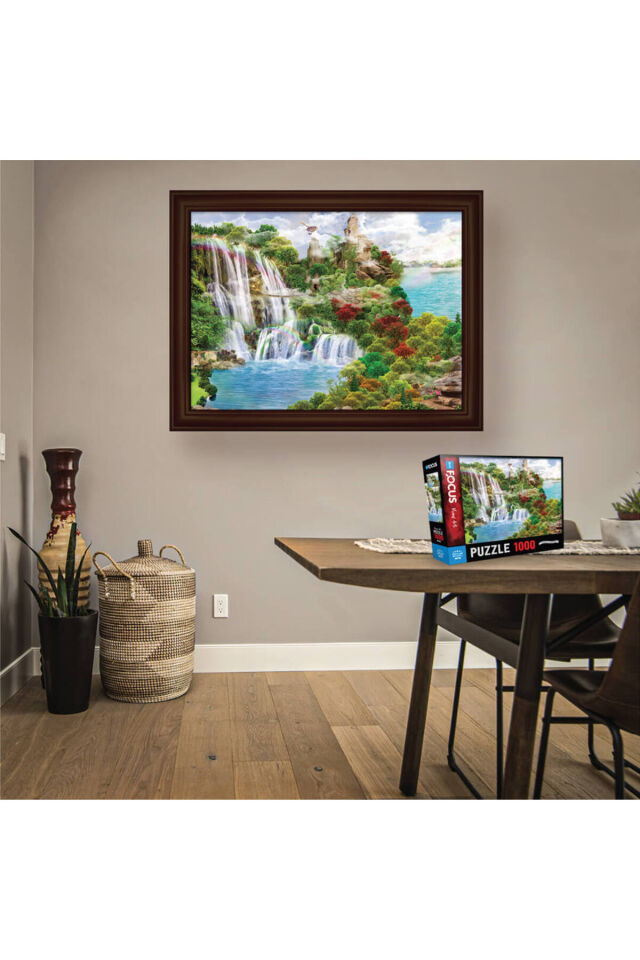 1000 Parça Puzzle - Orman Ve Şelale (FOREST AND WATERFALL)