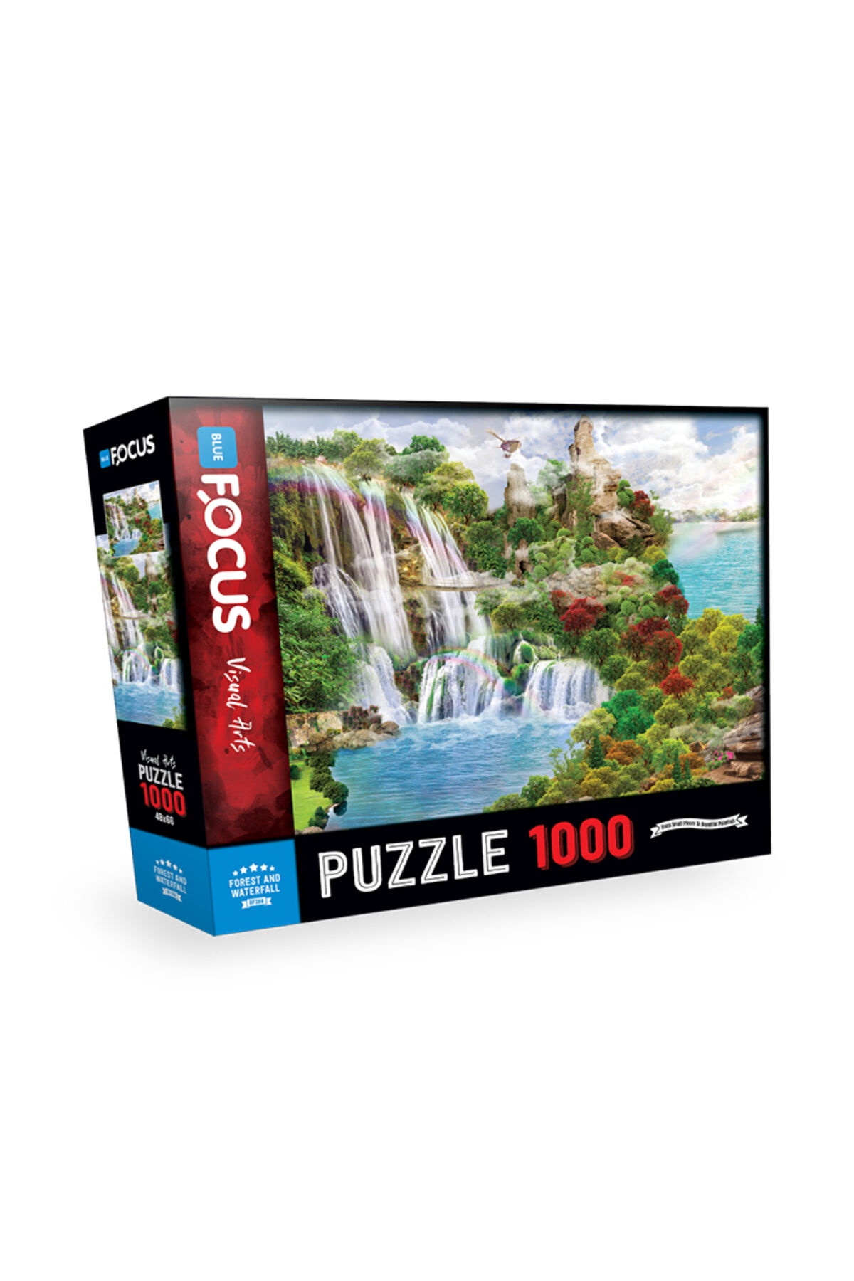 1000 Parça Puzzle - Orman Ve Şelale (FOREST AND WATERFALL)