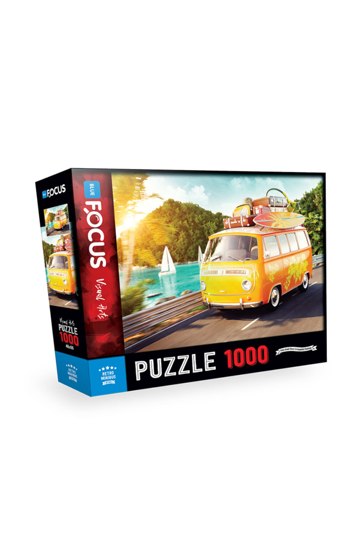 1000 Parça Puzzle - Retro Minibus