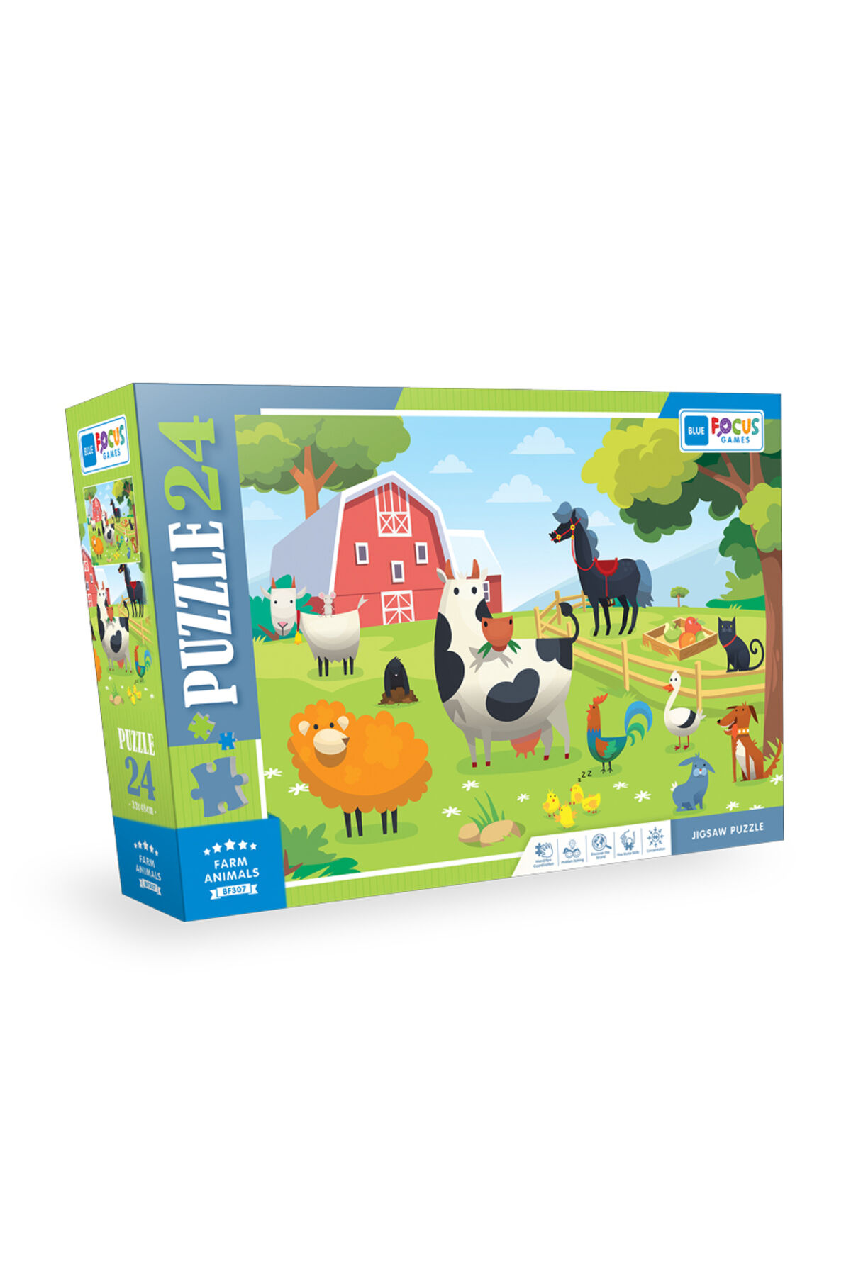 24 Parça Puzzle Farm Animals (Çiftlik Hayvanları)