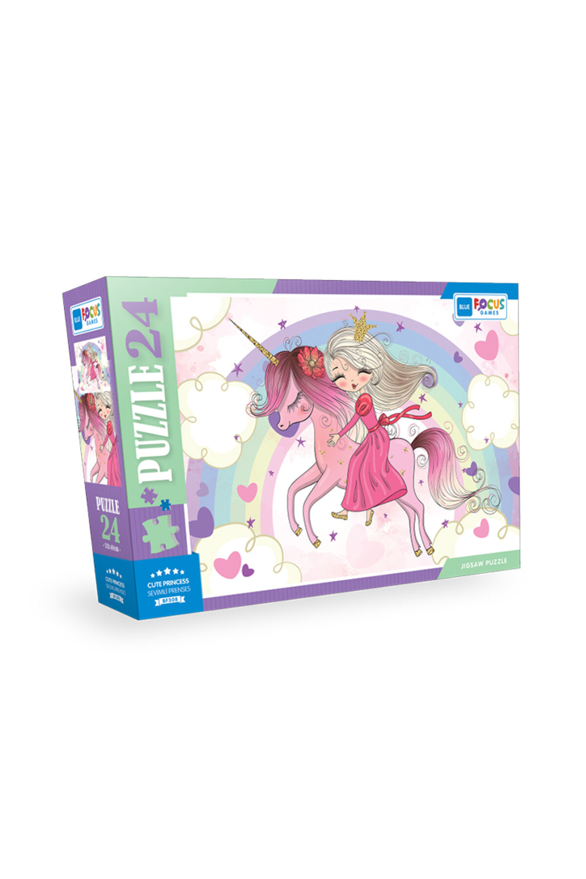 24 Parça Puzzle - Sevimli Prenses (Cute Princess)