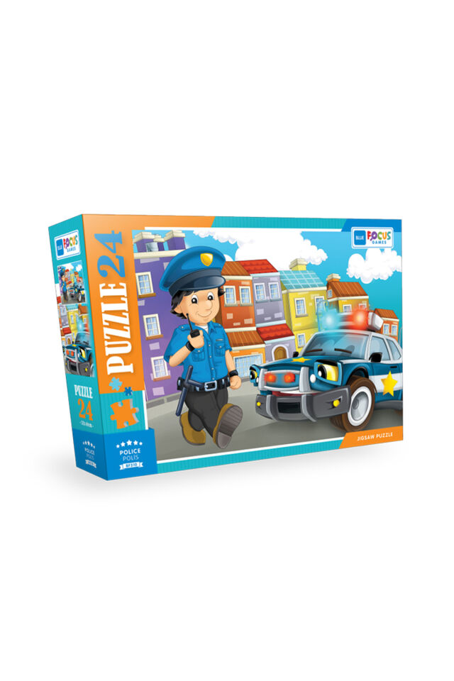 24 Parça Puzzle - Polis (Police)