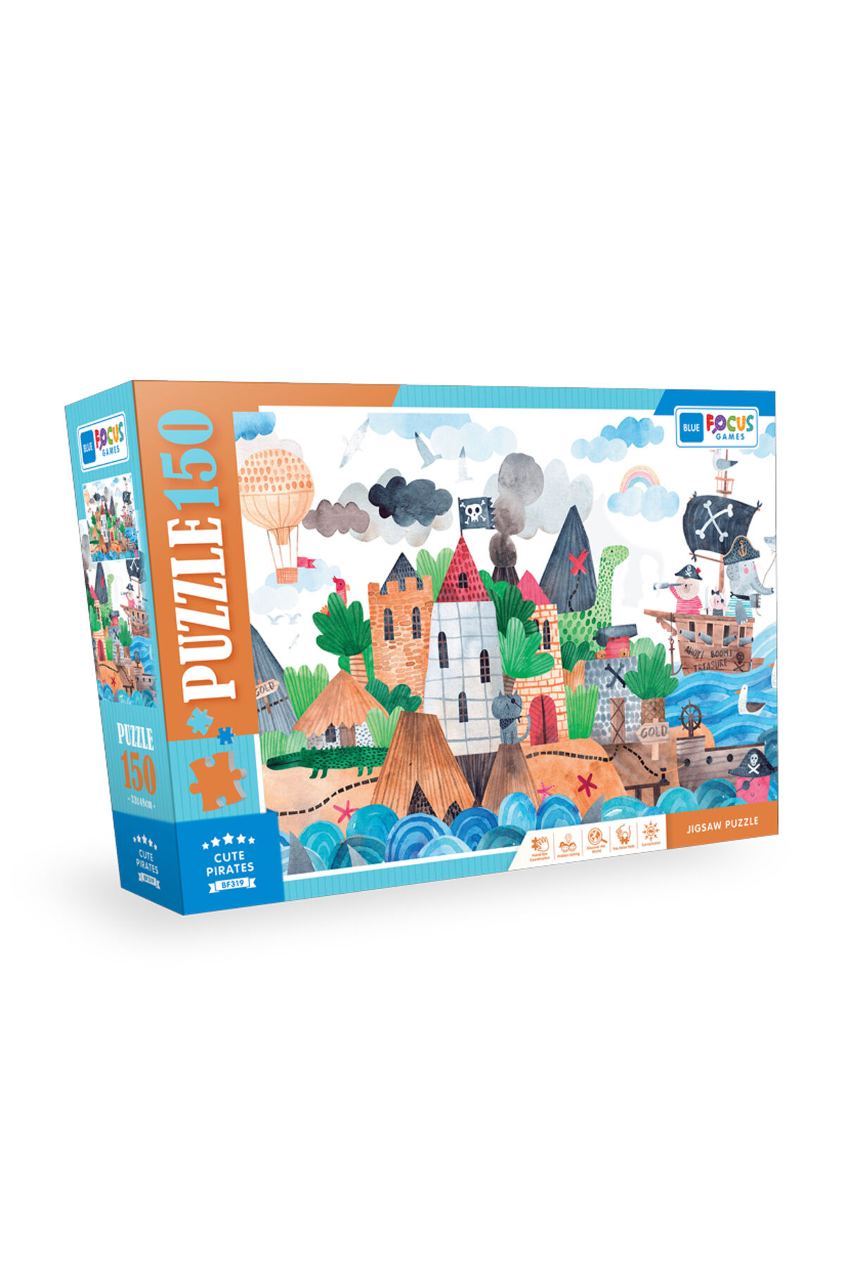 150 Parça Puzzle Cute Pirates (Sevimli Korsanlar)