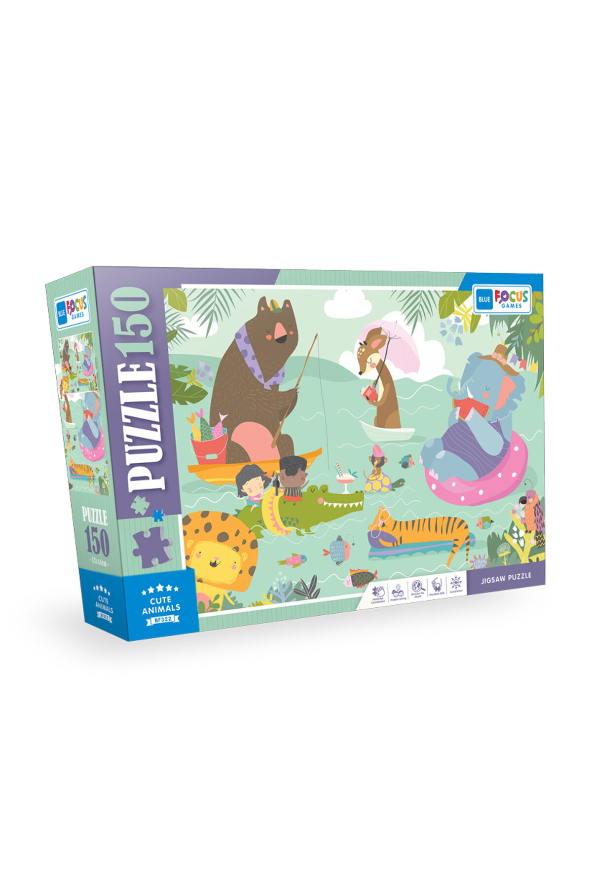 150 Parça Puzzle Cute Animals (Sevimli Hayvanlar)