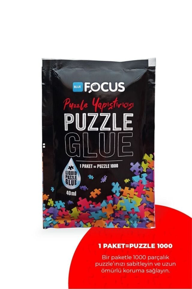 500 Parça Puzzle Alt Tablası Ve Puzzle Yapıştırıcısı 1000'lik - Puzzle Yapımı Için Ideal Çözüm!
