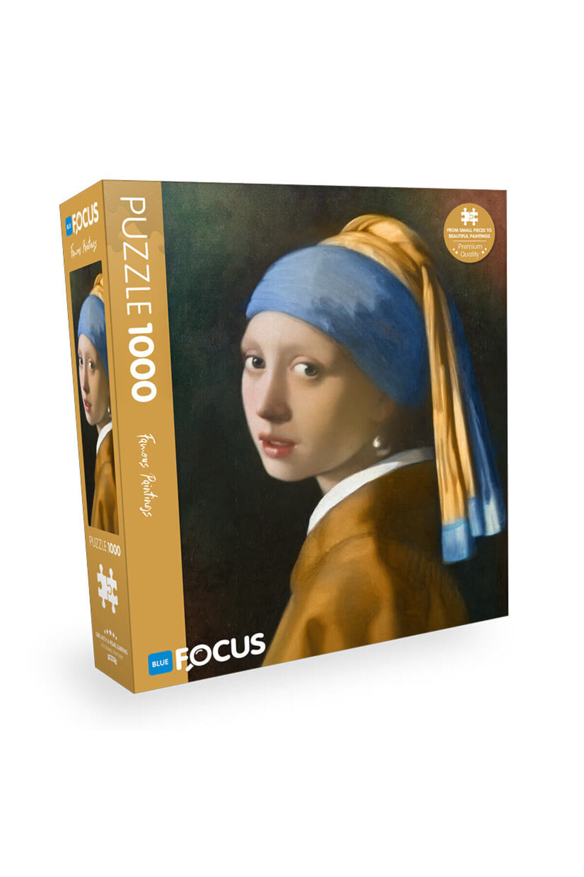 1000 Parça Puzzle Girl With A Pearl Earring (İNCİ KÜPELİ KIZ)