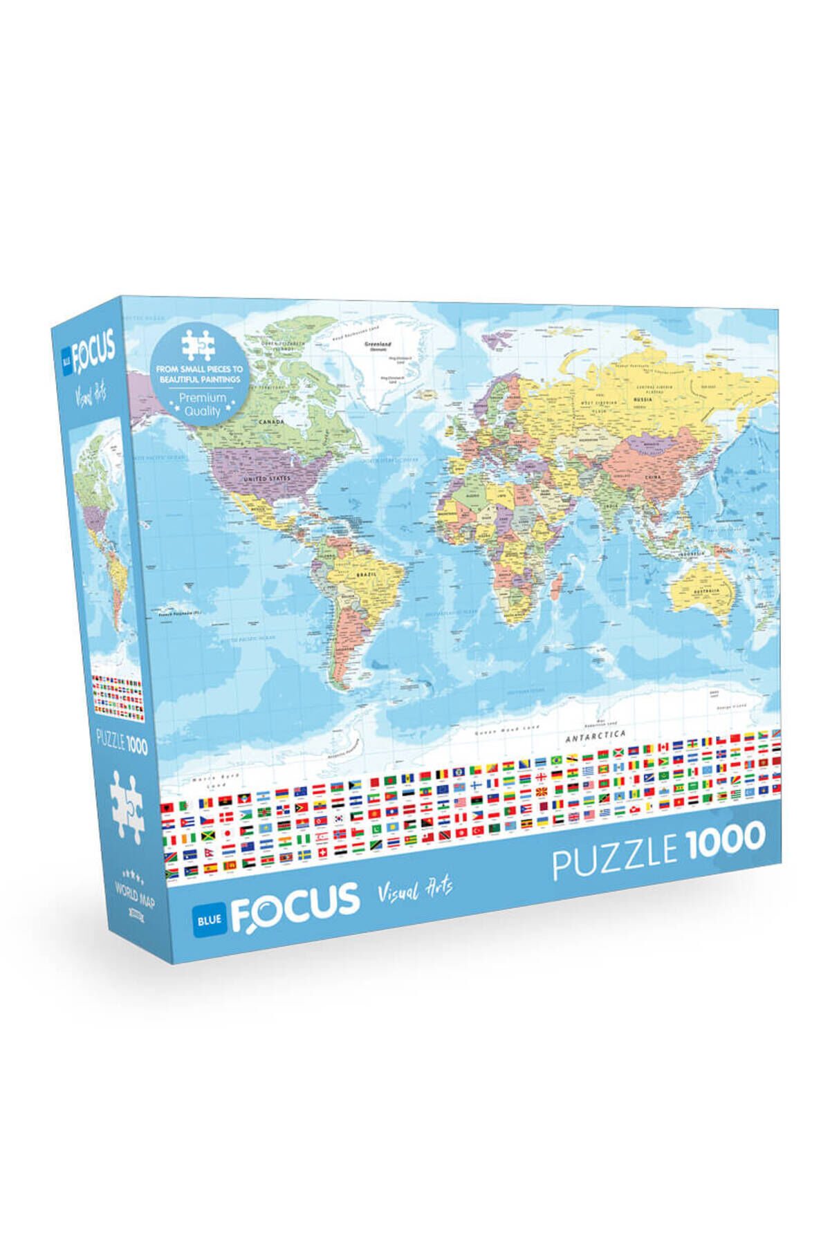 1000 Parça Puzzle World Map (DÜNYA HARİTASI)