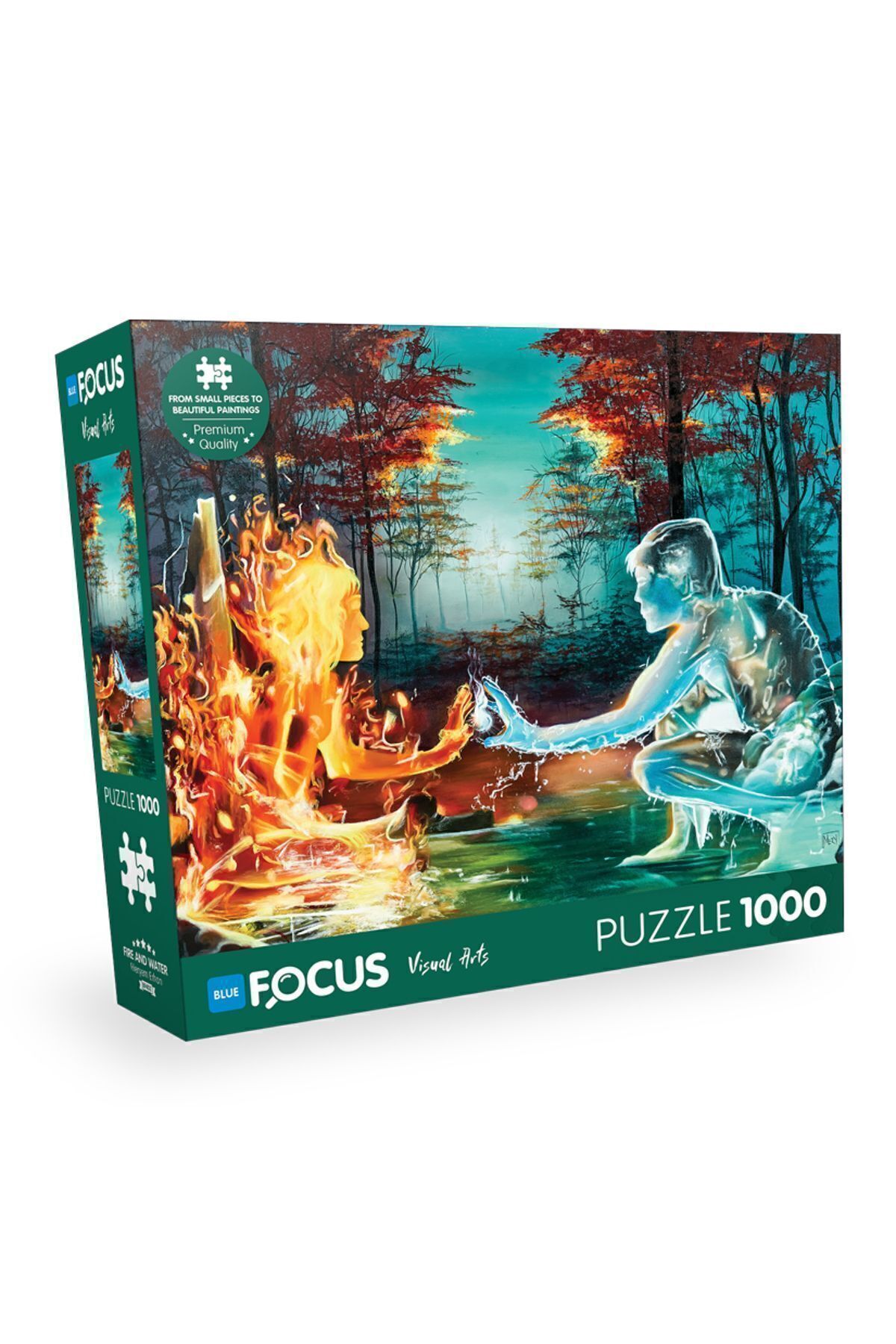 1000 Parça Puzzle - Fıre And Water (ATEŞ VE SU)