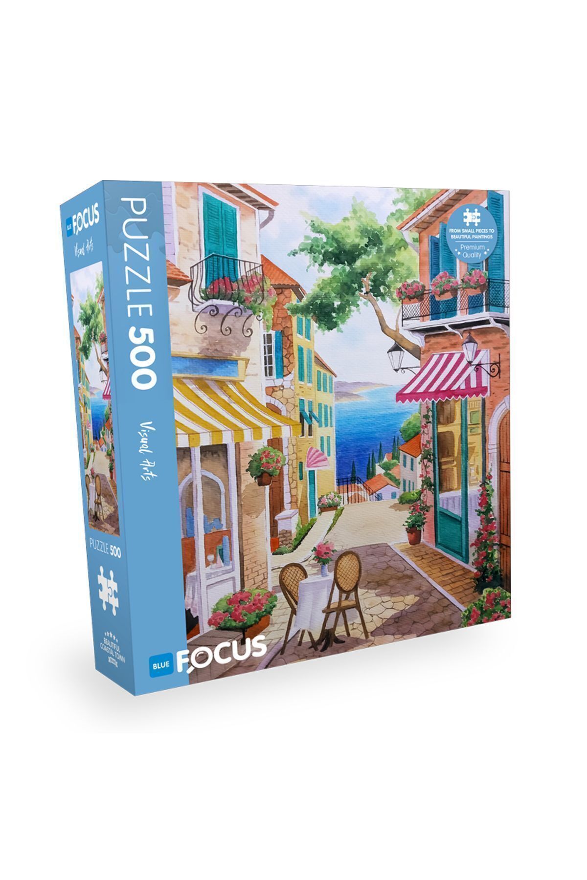 500 Parça Puzzle - Beautıful Coastal Town (GÜZEL SAHİL KASABASI)