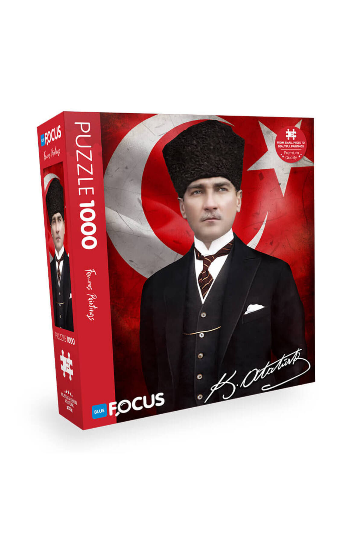 1000 Parça Puzzle - Mustafa Kemal Atatürk Bf467