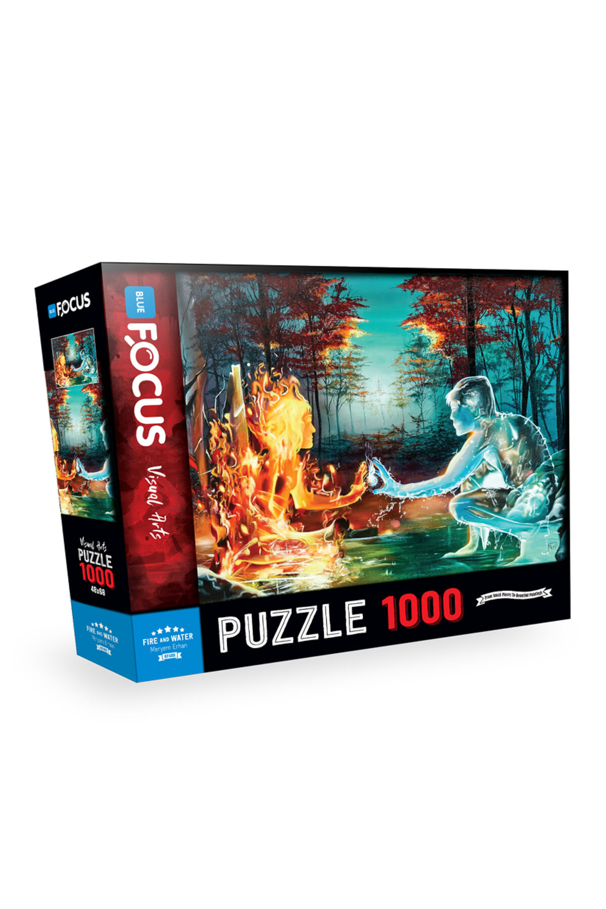 1000 Parça Puzzle - Ateş ve Su (Fire And Water)