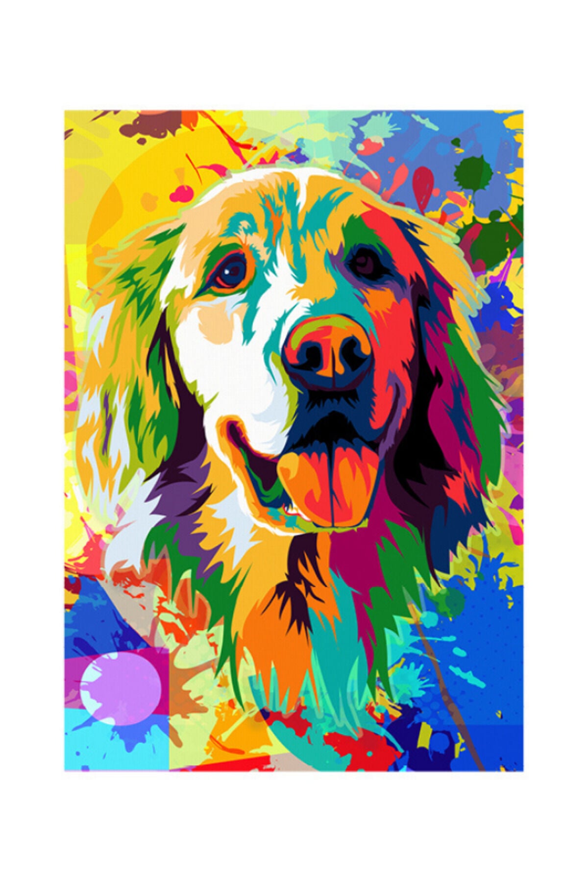 500 Parça Puzzle - Colorful Dog (Renkli Köpek)