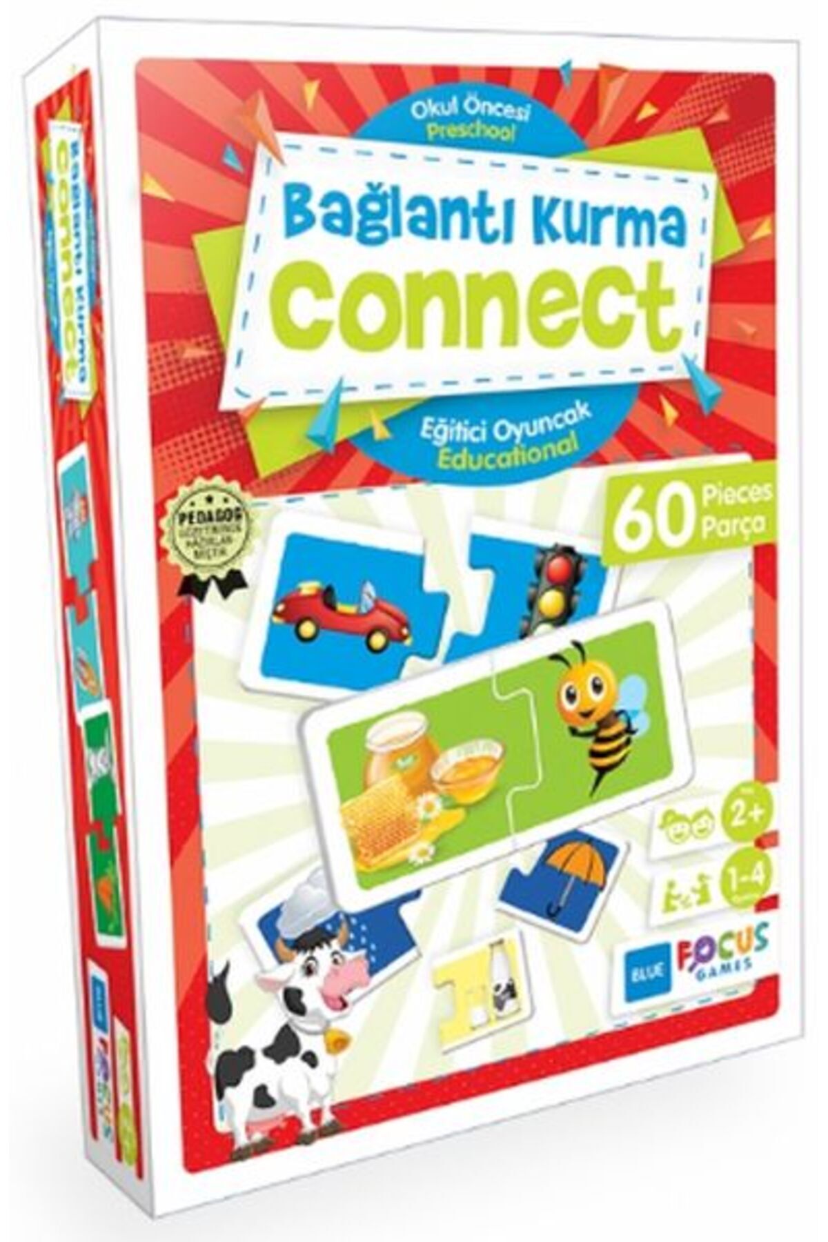 Blue Focus Bağlantı Kurma - Eğitici Oyunlar 60 Parça