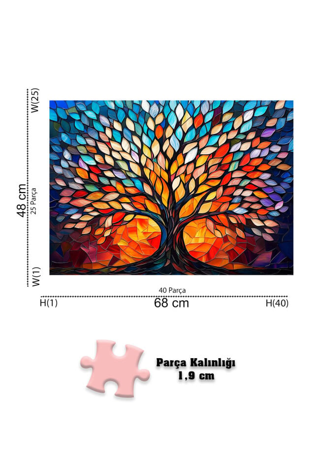 3 ADET 1000 PARÇA PUZZLE - KIZ KULESİ SAKİNLİĞİ VE YAŞAM AĞACI VE AKDENİZ MERDİVENLERİ