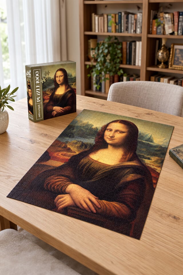 1000 Parça Puzzle - Mona Lısa