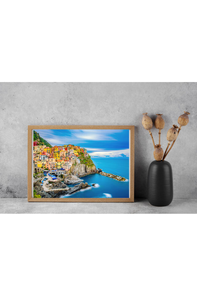 4 ADET 1000 PARÇA PUZZLE - ESKİ SOKAK VE MUKADDES MEKANLAR VE AKDENİZ MERDİVENLERİ VE CINQUE TERRE