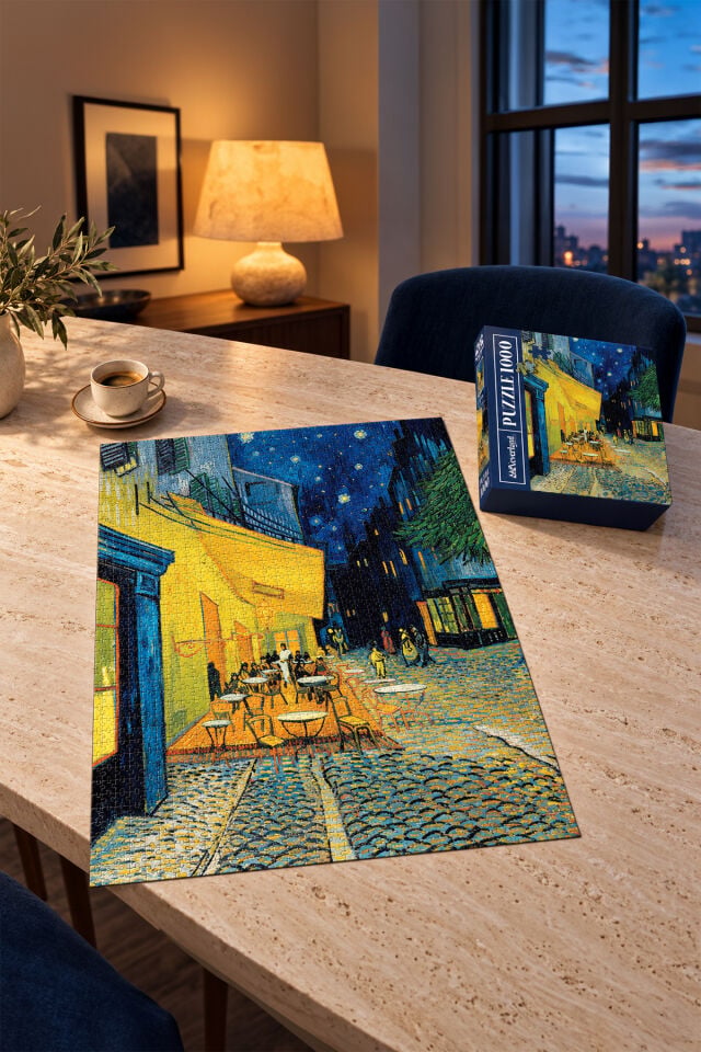 1000 Parça Puzzle - Café Terrace At Nıght (KAFE TERASTA GECE)