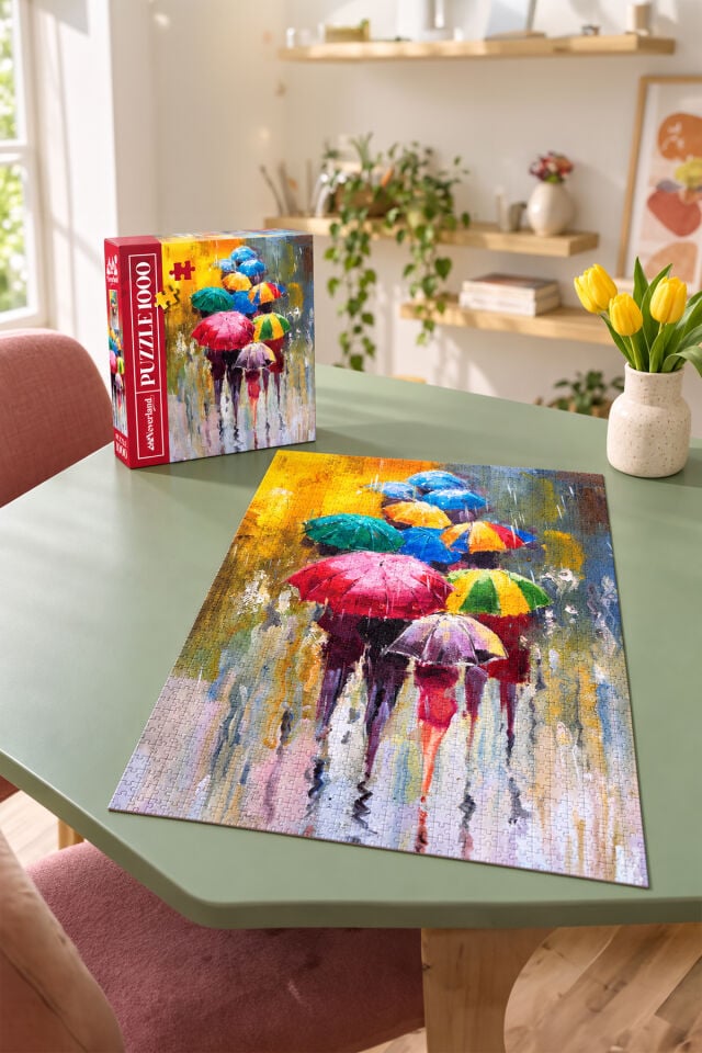 1000 Parça Puzzle - Umbrellas (ŞEMSİYELER)