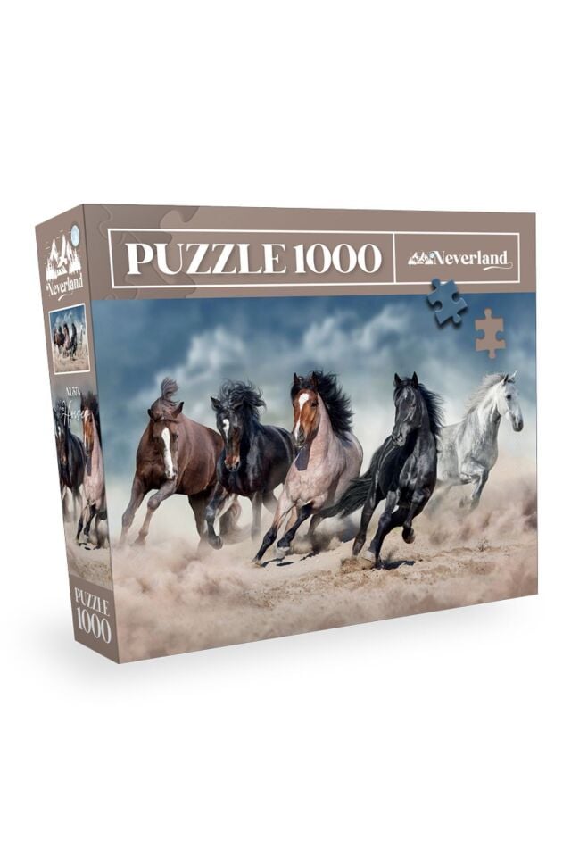1000 Parça Puzzle - Horses (ATLAR)