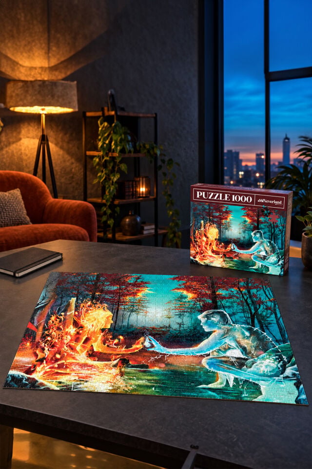 1000 Parça Puzzle - Fire And Water (ATEŞ VE SU)
