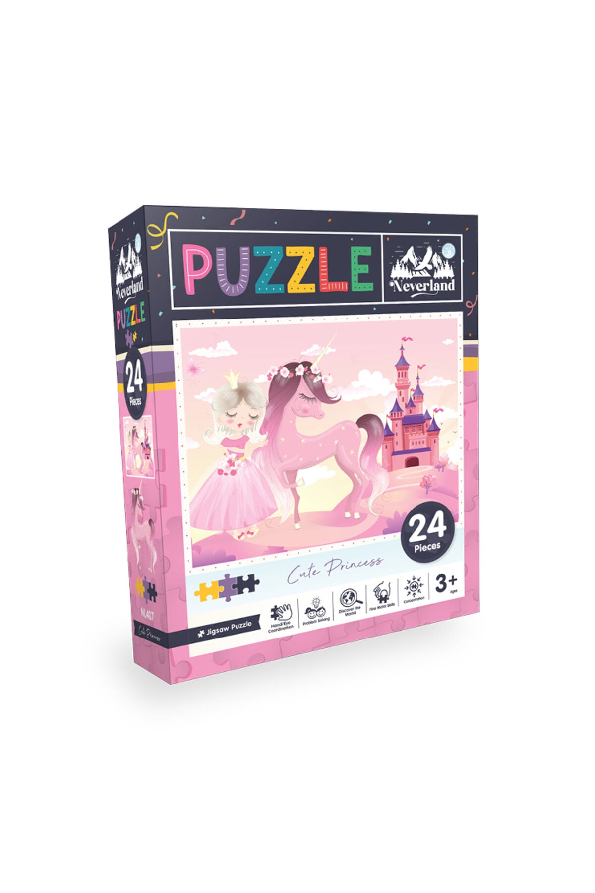 24 Pieces Jigsaw Puzzle - Cute Princess (Sevimli Prenses)