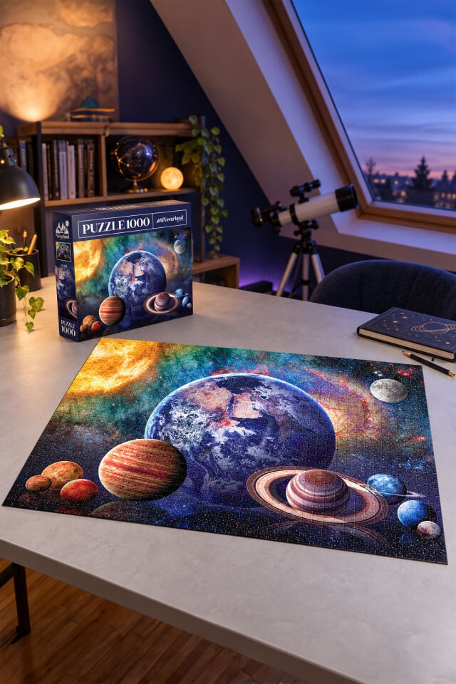 1000 Parça Puzzle - Gezegenler (PLANETS)