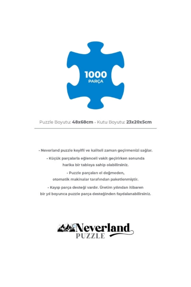 2 Adet 1000 Parça Puzzle - Colmar ve Kız Kulesi