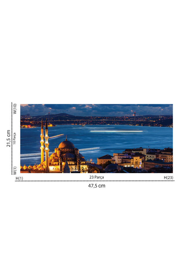1000 PARÇA PUZZLE KAPADOKYA VE 230 PARÇA İSTANBUL BOĞAZI VE PUZZLE YAPIŞTIRICISI