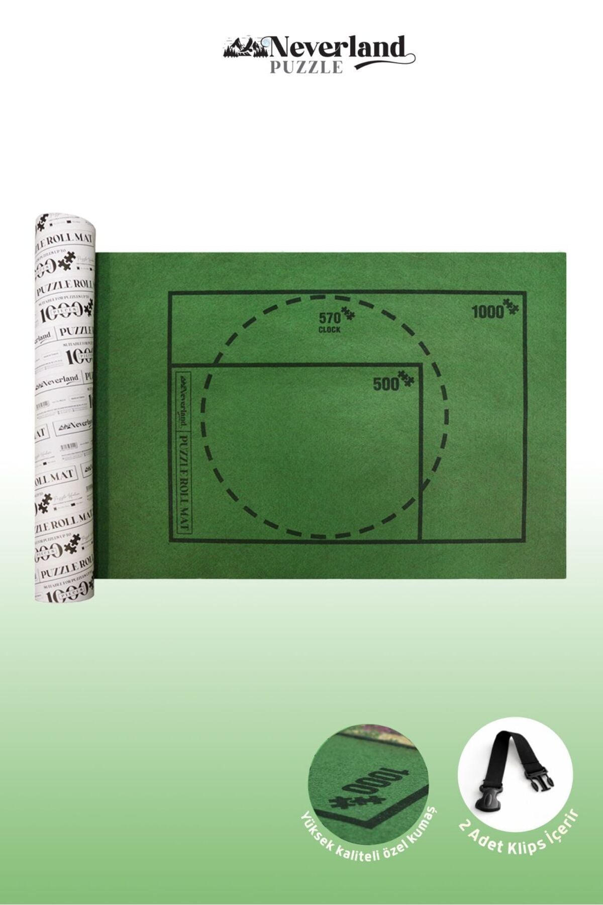 Puzzle Halısı 1000'lik - 100x65cm (Puzzle Roll Mat)