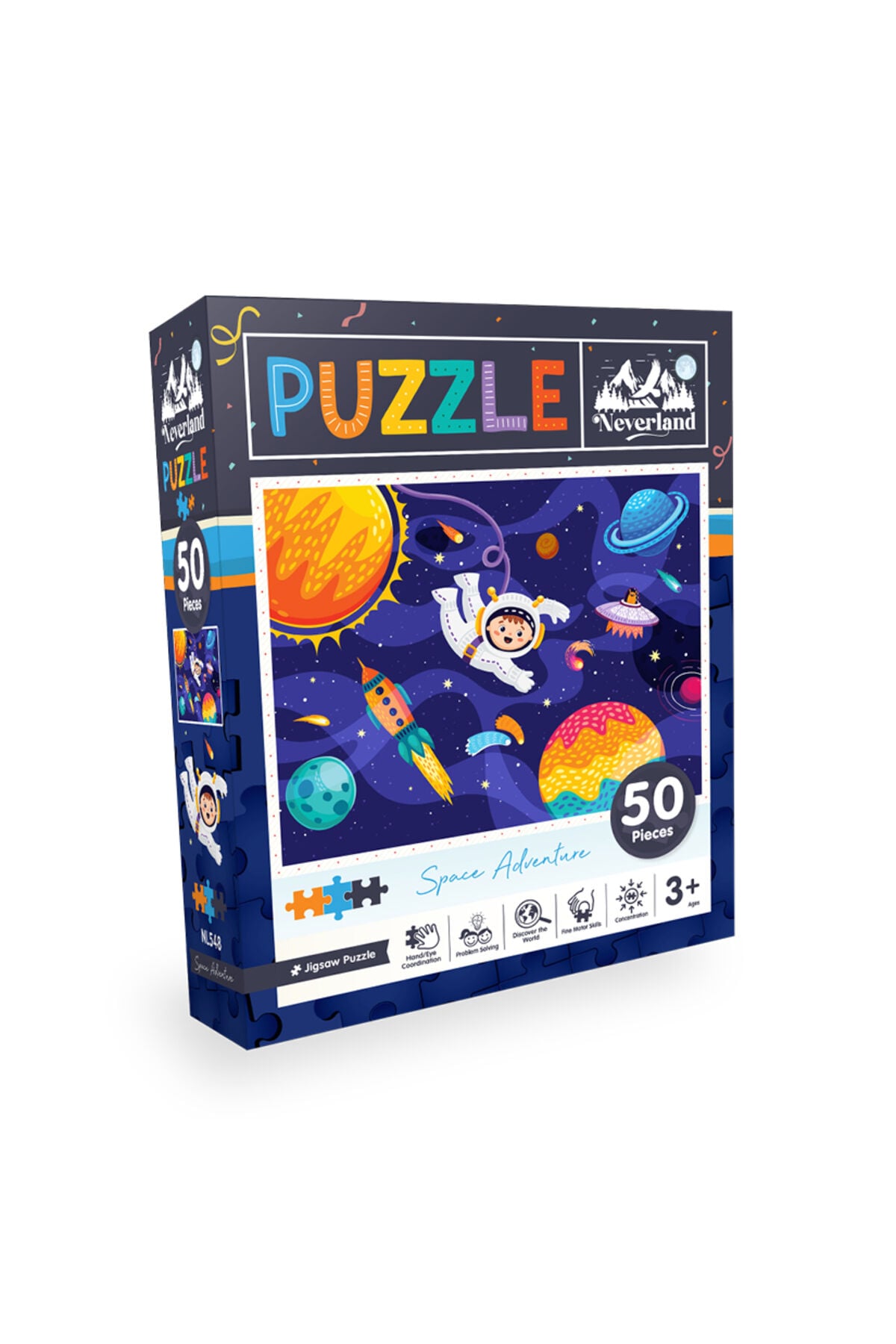 50 Parça Puzzle - Uzay Macerası (Space Adventure)