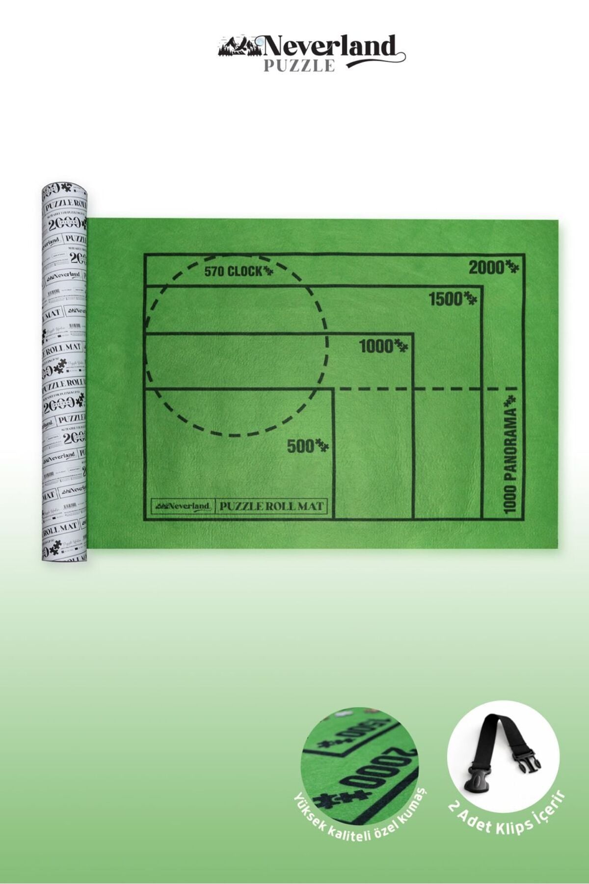 Puzzle Halısı 2000'lik - 130x85cm (Puzzle Roll Mat)