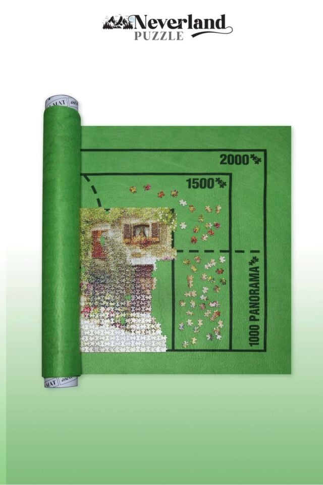 2 Ürün - Puzzle Halısı 2000'lik-Puzzle Yapıştırıcısı 1000'lik - Puzzle'larınız Için Mükemmel Çözüm