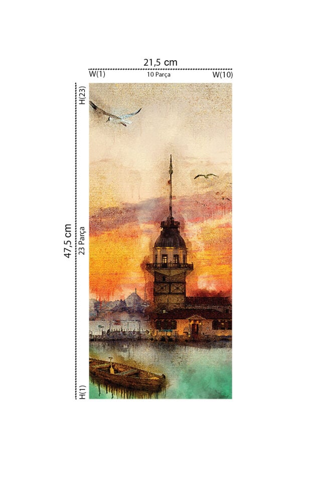 1000 PARÇA PUZZLE KIZ KULESİ ANILARI VE 230 PARÇA KIZ KULESİ VE PUZZLE YAPIŞTIRICISI