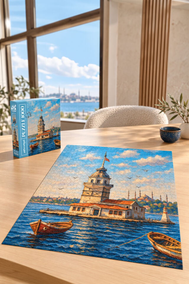 1000 Parça Puzzle - Maiden's Tower Serenity (Kız Kulesi Sakinliği)