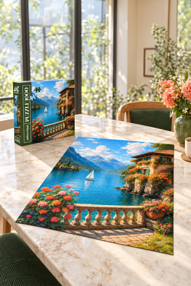 1000 Parça Puzzle - Lake View (Göl Manzarası)