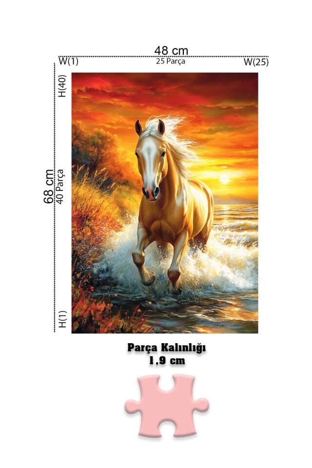 1000 Parça Puzzle - Free Horse (Özgür At)