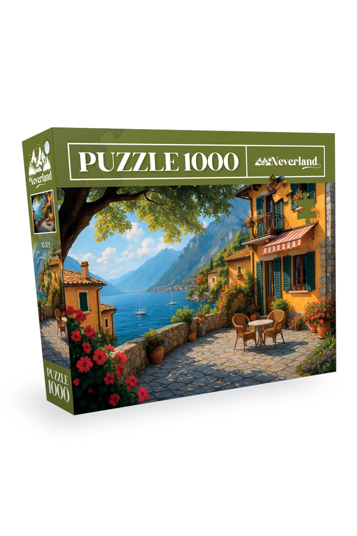 1000 Parça Puzzle - Sunlit Terrace (Güneşli Teras)