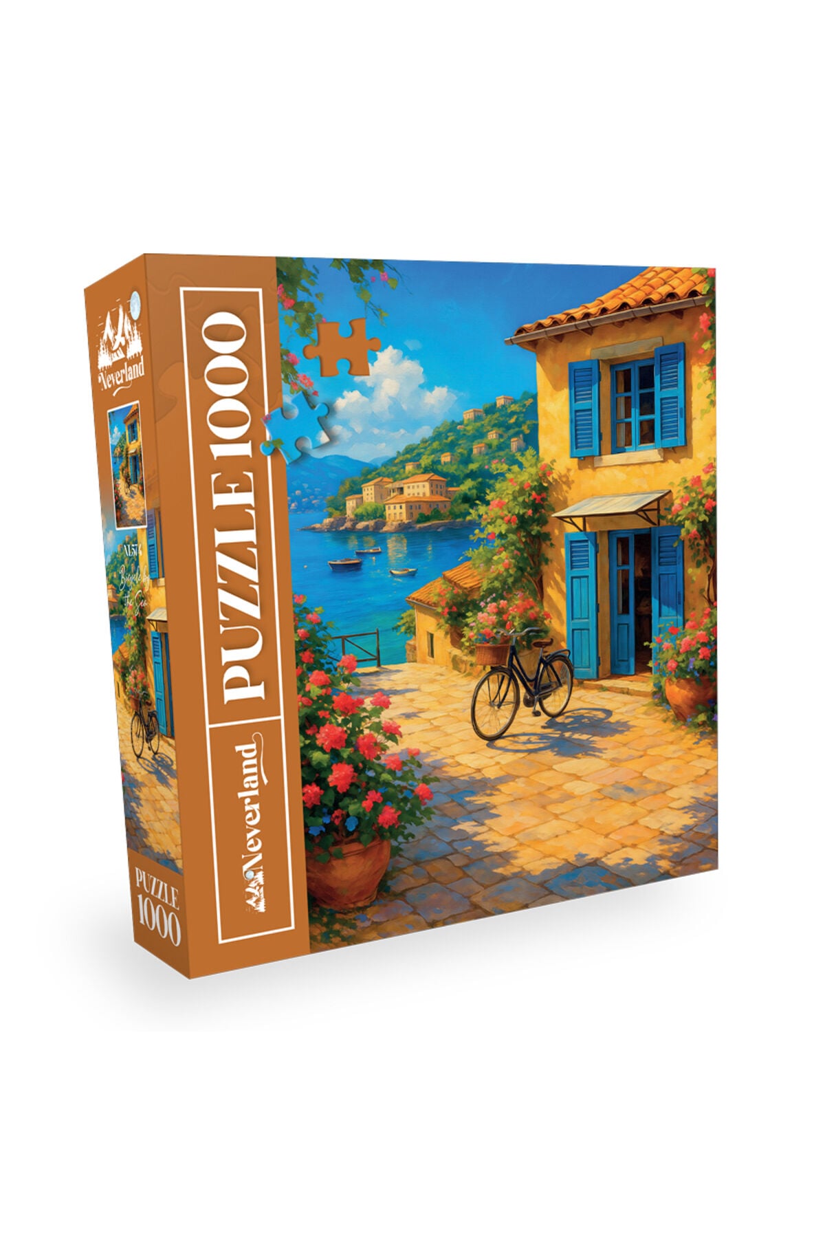 1000 Parça Puzzle - Bicycle By The Sea (Deniz Kıyısında Bisiklet)