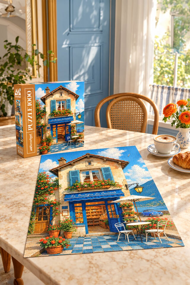 1000 Parça Puzzle - Blue Door Cafe (Mavi Kapılı Kafe)