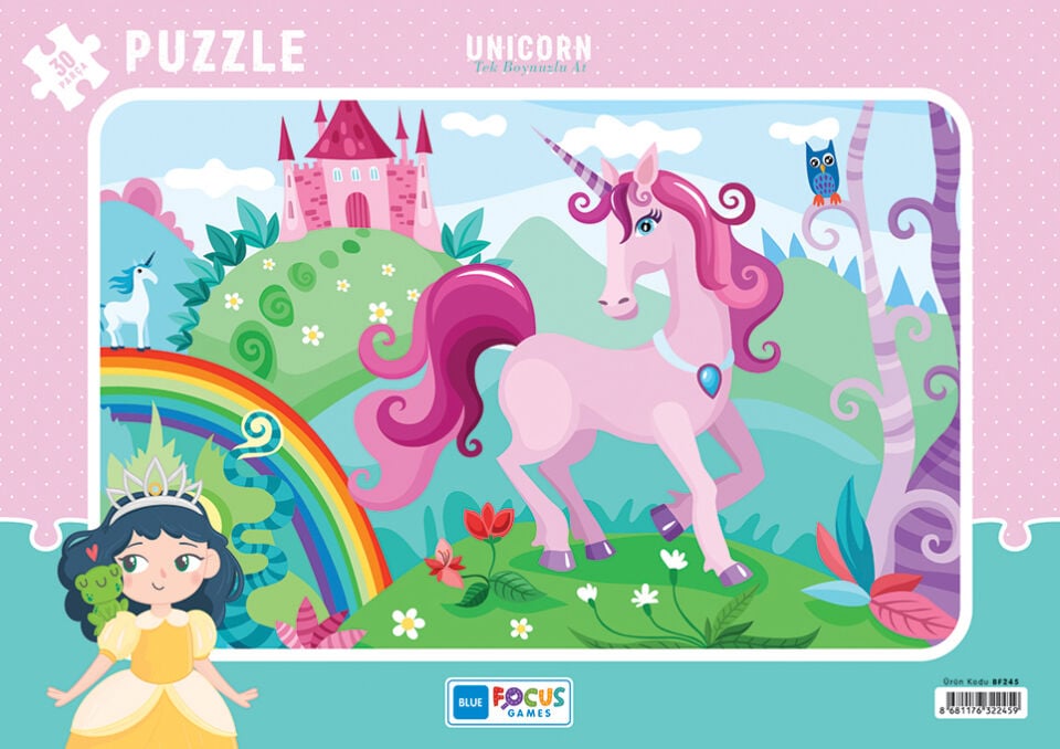 30 PARÇA - UNICORN (TEK BOYNUZLU AT)
