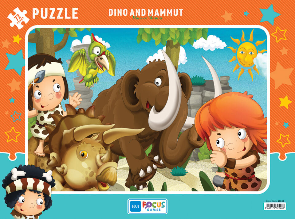 72 PARÇA - DINO AND MAMMUT (DİNO VE MAMUT)