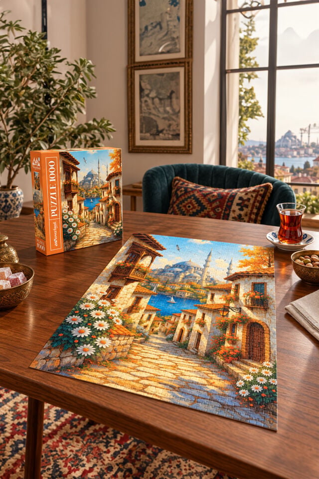 1000 Parça Puzzle - Old Istanbul Street (Eski İstanbul Sokağı)