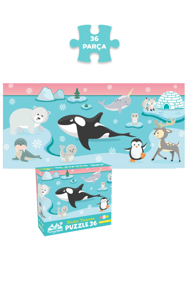 2 ADET 60 PARÇA - UNICORN DREAM (UNICORN RÜYASI) VE 36 PARÇA - ARCTIC FRIENDS (KUTUP ARKADAŞLARI)