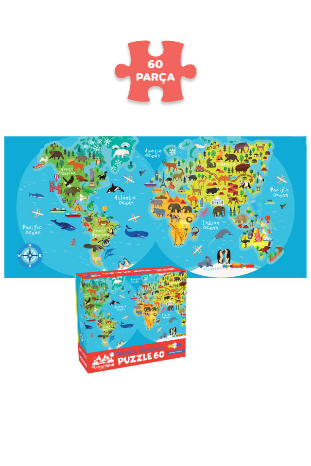4 FARKLI 36 PARÇA VE 60 PARÇA ÇOCUK PUZZLE