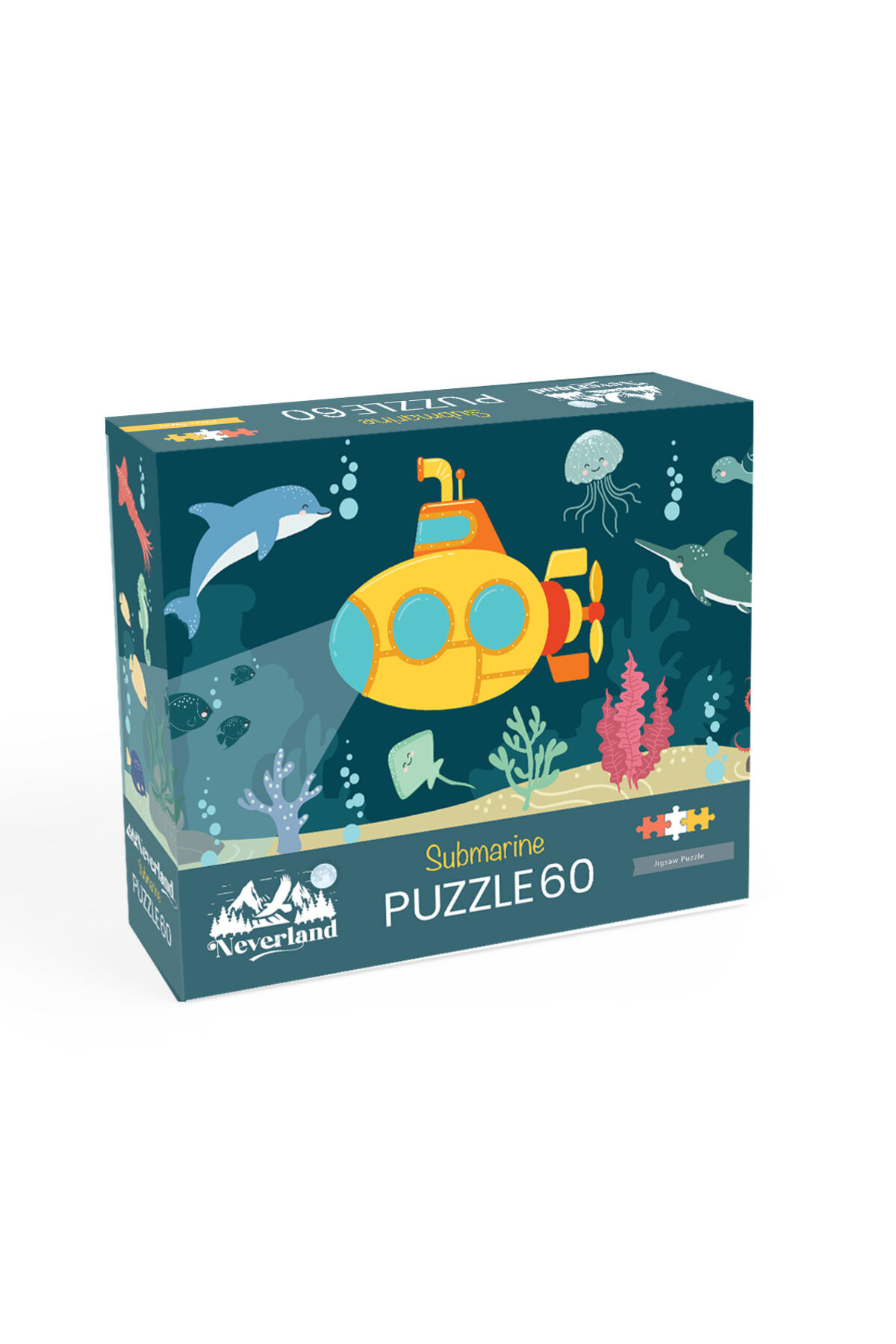 NL598-PUZZLE 60 PARÇA-SUBMARINE(Denizaltı)
