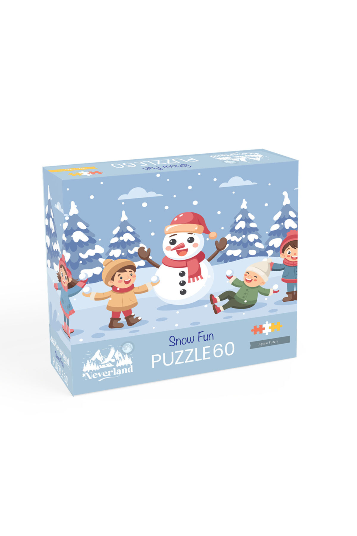 NL600-PUZZLE 60 PARÇA-SNOW FUN(Kar Eğlencesi)